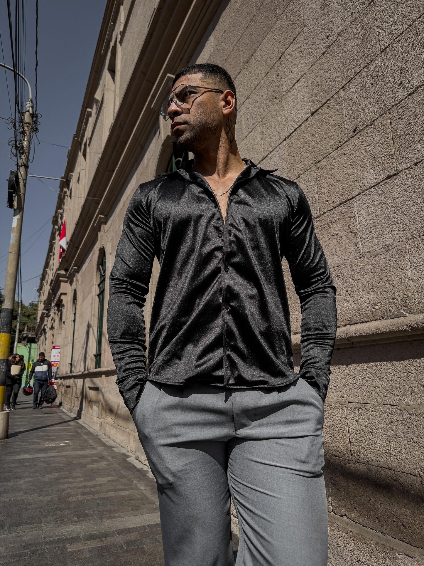 CAMISA SATIN
