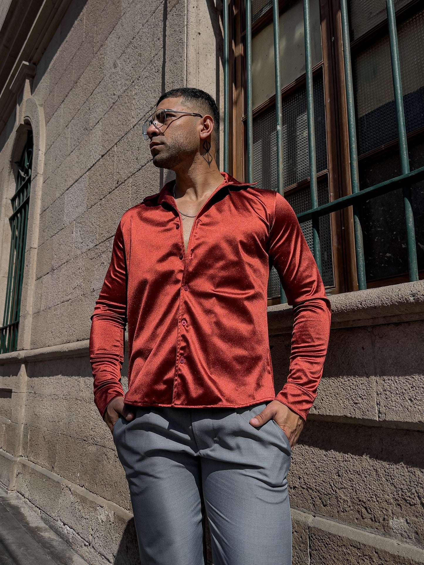 CAMISA SATIN