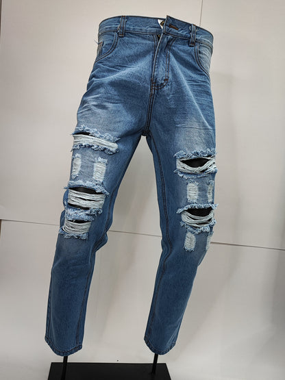 Pants Oversize Jeans azul  0001
