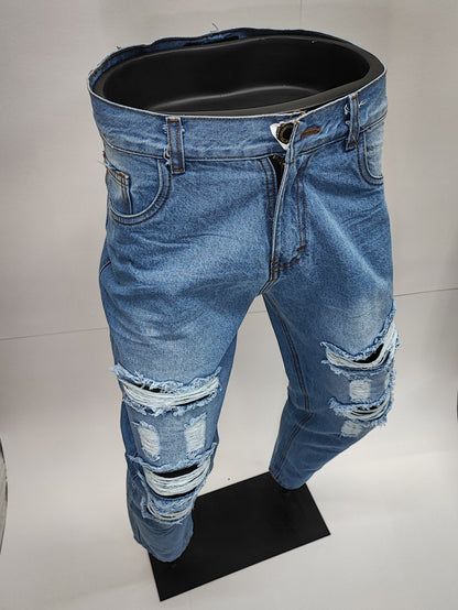 Pants Oversize Jeans azul  0001