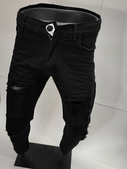 Pants oversize Jeans negro 0002